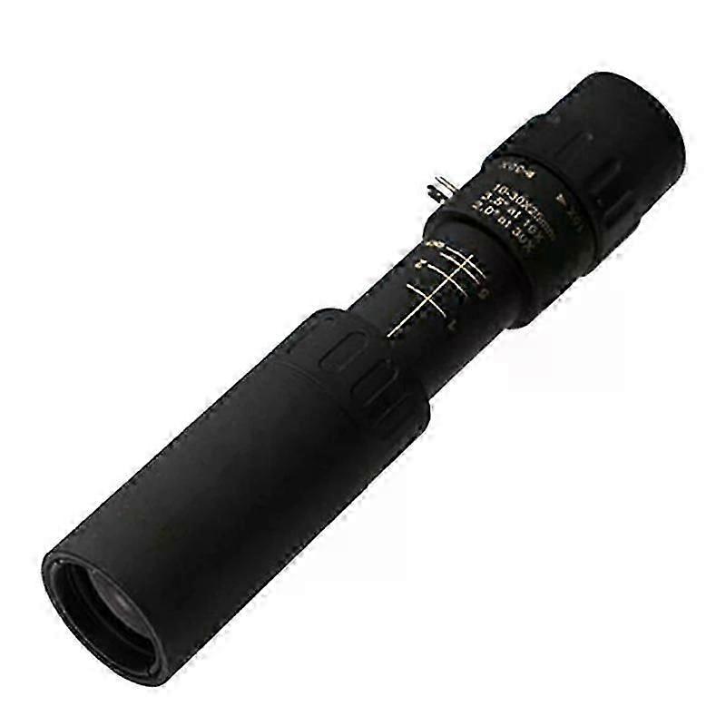 Monokular Nikula 10-30x25 Zoom-Zielfernrohr Fernglas Hochwertiges Teleskop Taschen-Binoculo Jagd Optisches Prisma Kein Stativ