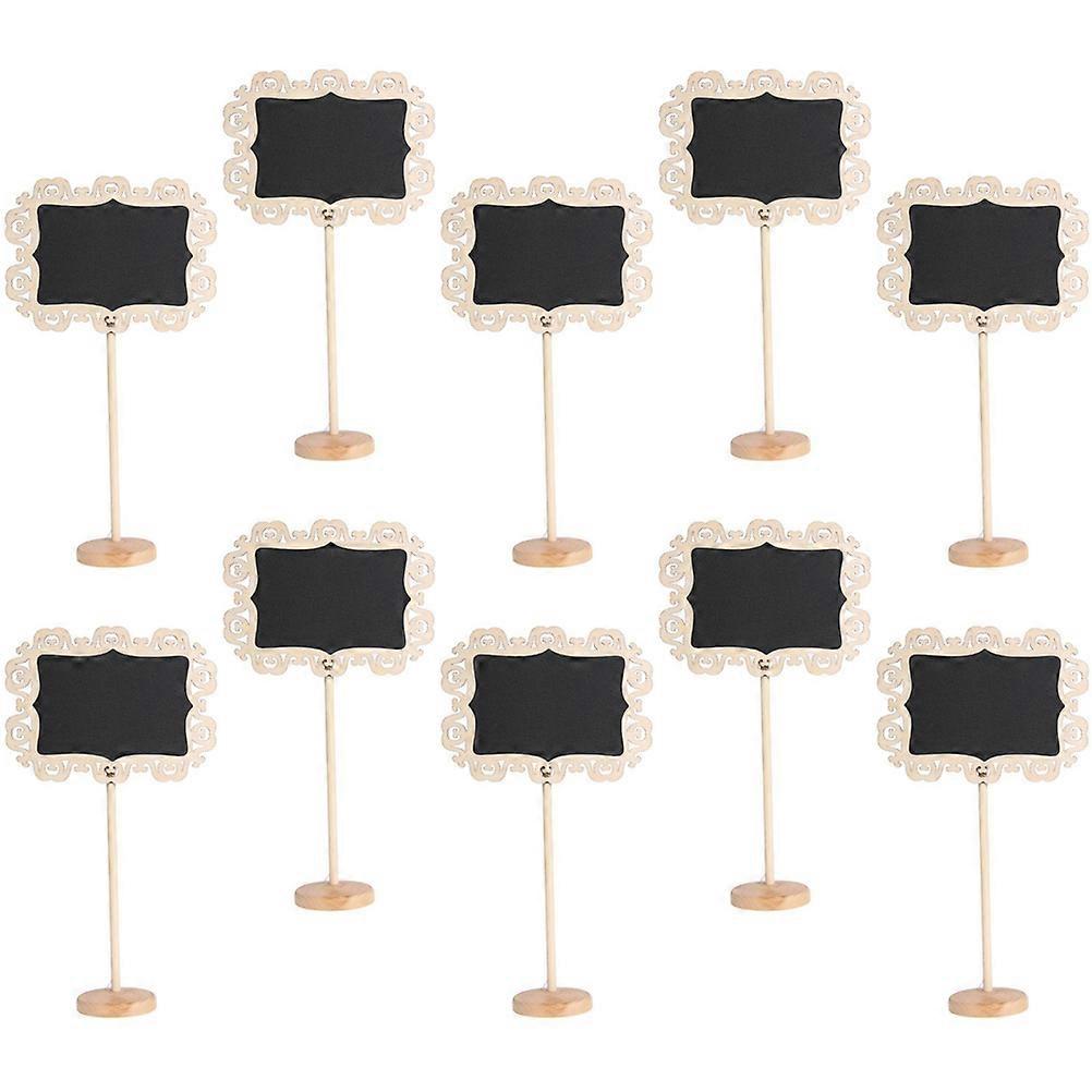 DIY Wooden Blackboards 50 Pcs Small Erasable Chalkboards Suitable For Home Decoration Store And Bar Events With A Practical Reusable Writing Function