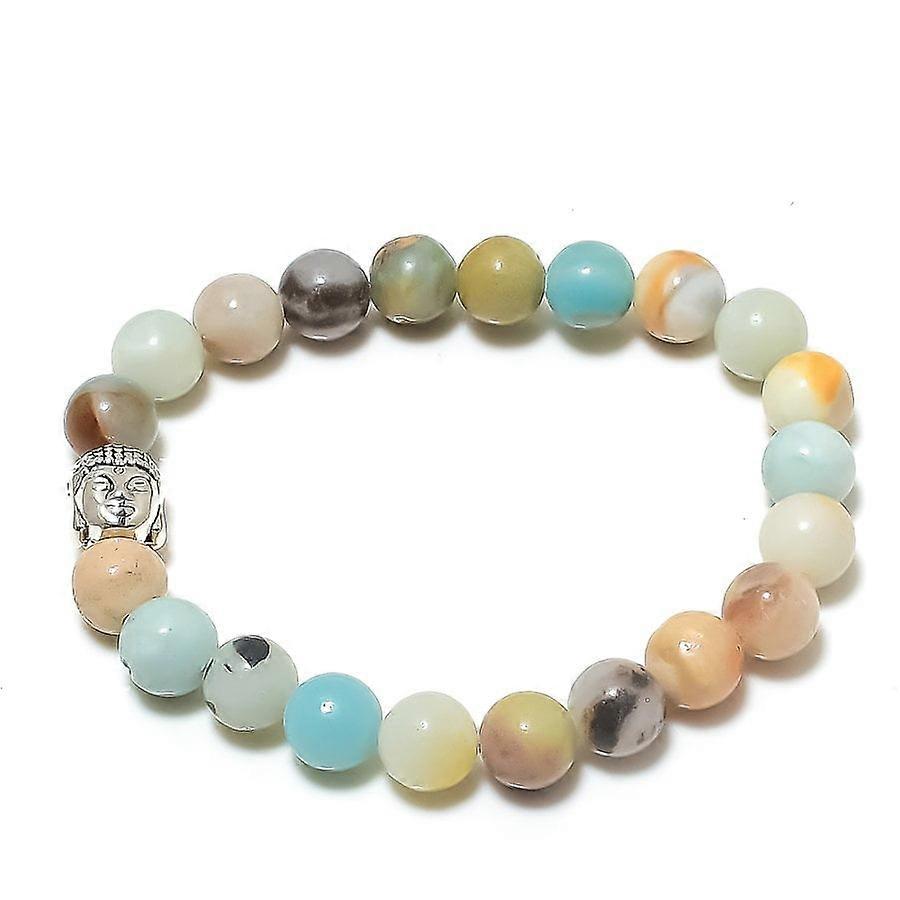 Natural Chrysoprase Gemstone Handmade Cuff Adjustable