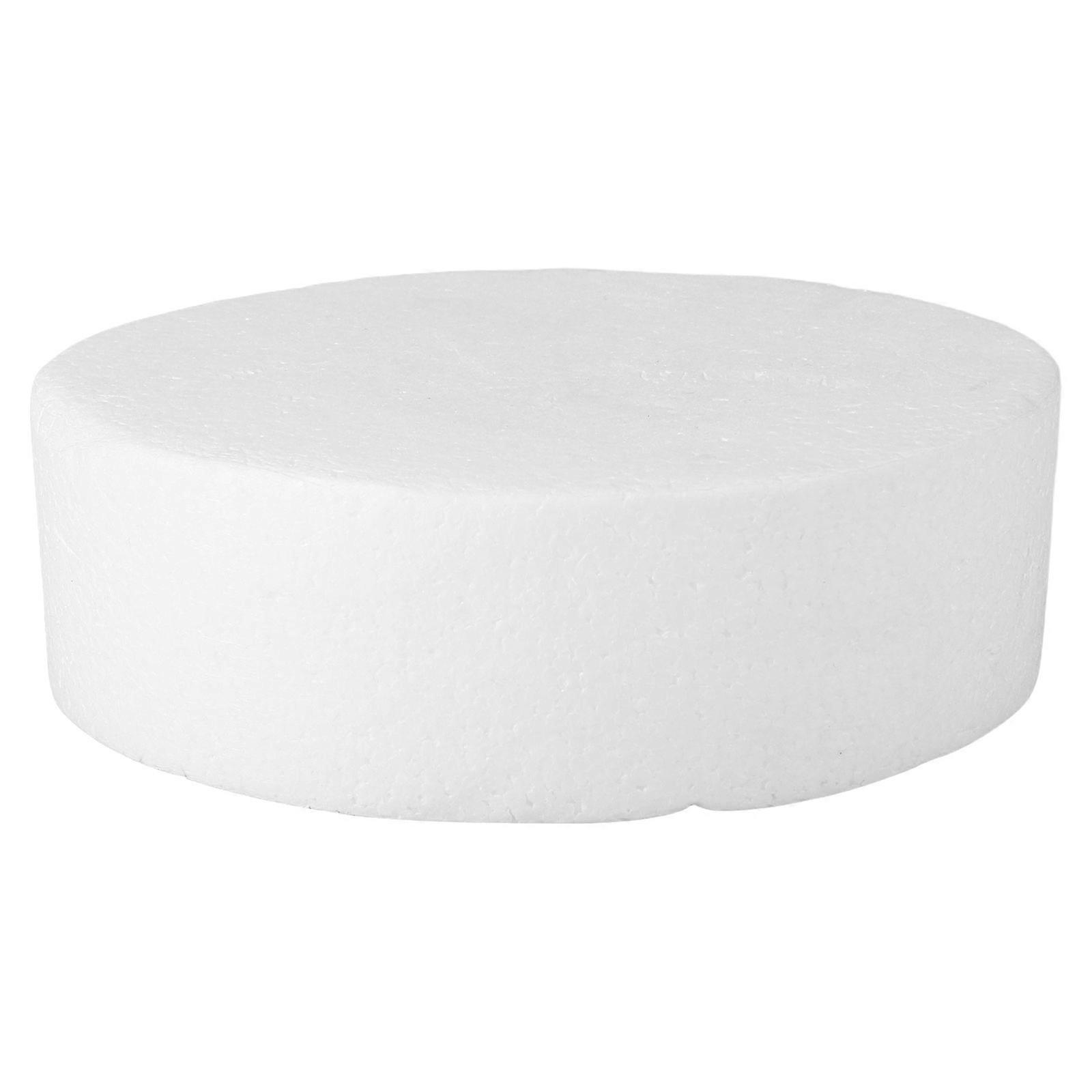 Foam Oval Cake Dummy for Cake Decorating Practice 2Pcs
