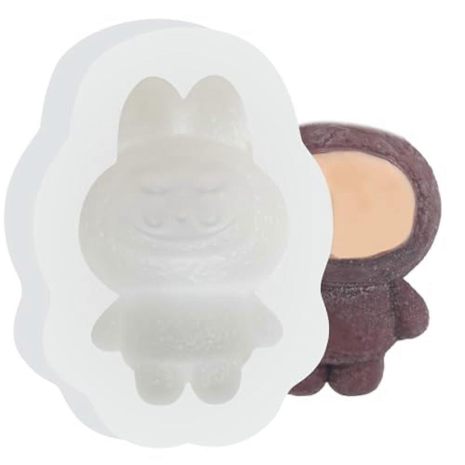 Cute Bunny Silicone Mold for Chocolate, Candy, Ice Cubes, Resin, Soap - Versatile Molds for Food Crafts & DIY Projects