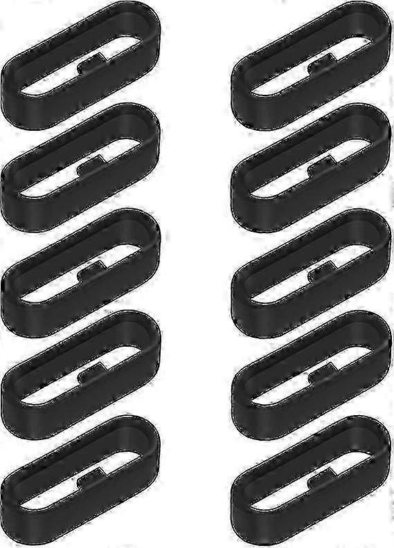 10 Pack Silicone Watch Strap Loop Bands with Band Holder for Smart Sports Watches