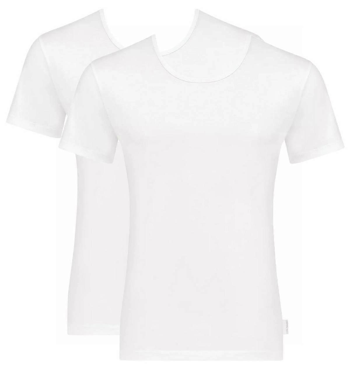 Sloggi 24/7 2 Pack SH 03 O-Neck T-Shirt - White
