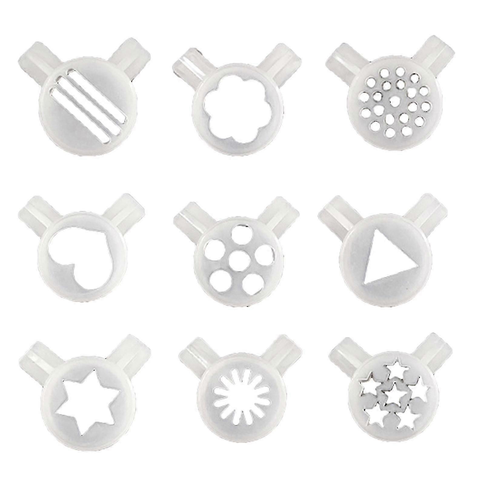 Universal 32mm icing nozzle - 9pcs set for bar tools