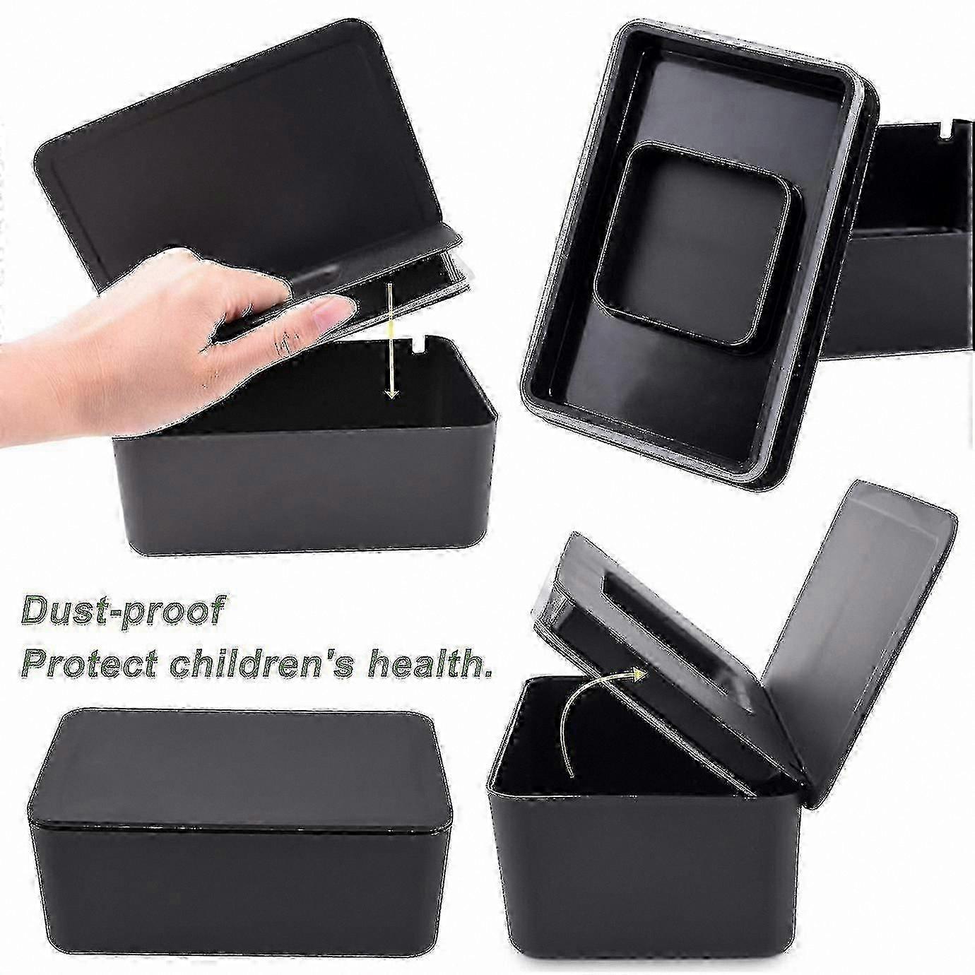 Dustproof Wipes Dispenser Box with Lid for Wet Tissue Storage and Organization