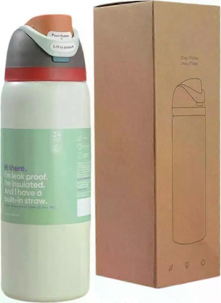 Owala FreeSip drikkeflaske i rustfrit stål 36 oz dobbeltvægget isoleret 24 timer kold 12 timer varm lækagesikker