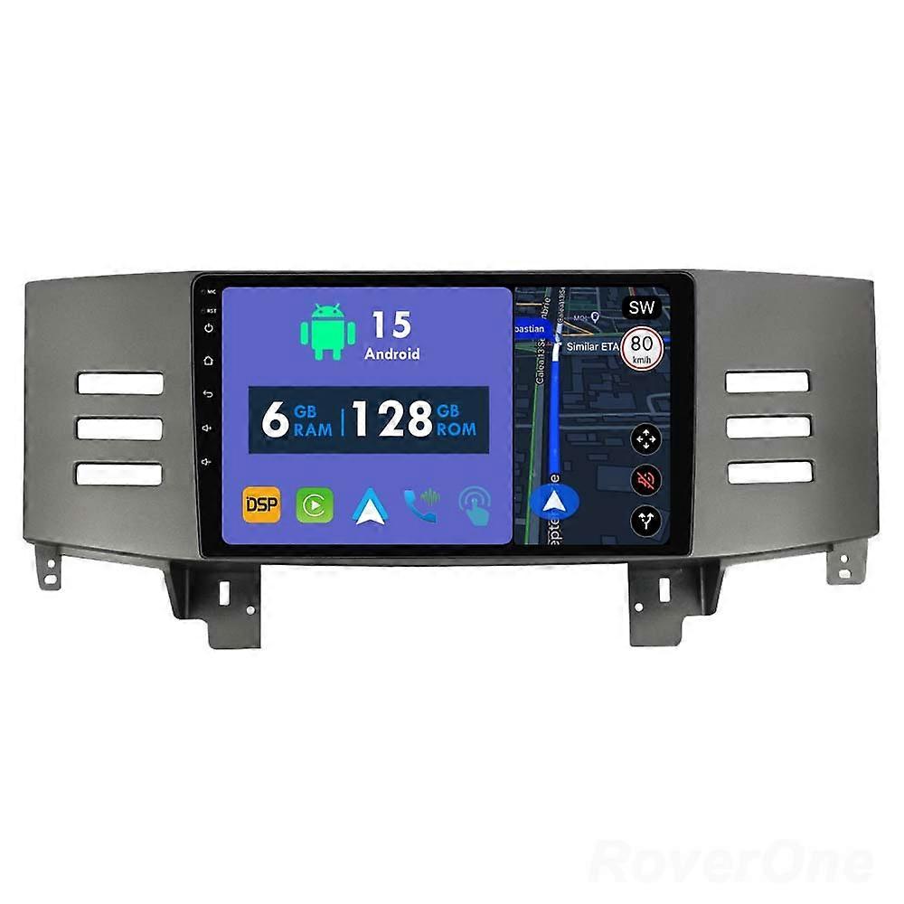 Car Radio 6G+128G CarPlay GPS Navigation Head Unit for Toyota Mark X 1 X120 2004 - 2009 Android Auto Bluetooth Stereo Touch Screen
