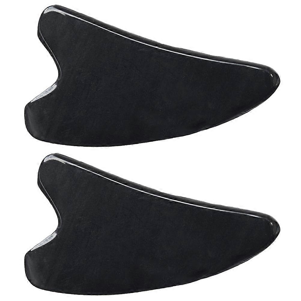 2 Pcs Scraping Board Gua Sha Tool Beauty Plate Face Massager Cosmetic Multi Function Massaging Tools
