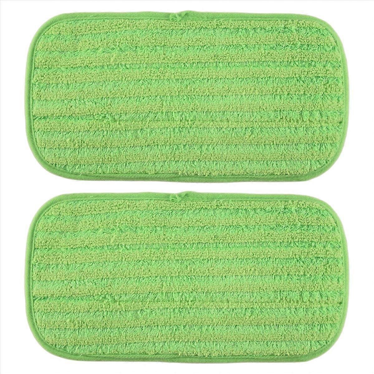 2PCS Wet/Dry Flat Mop Cloth Microfiber for Sweeper Machine