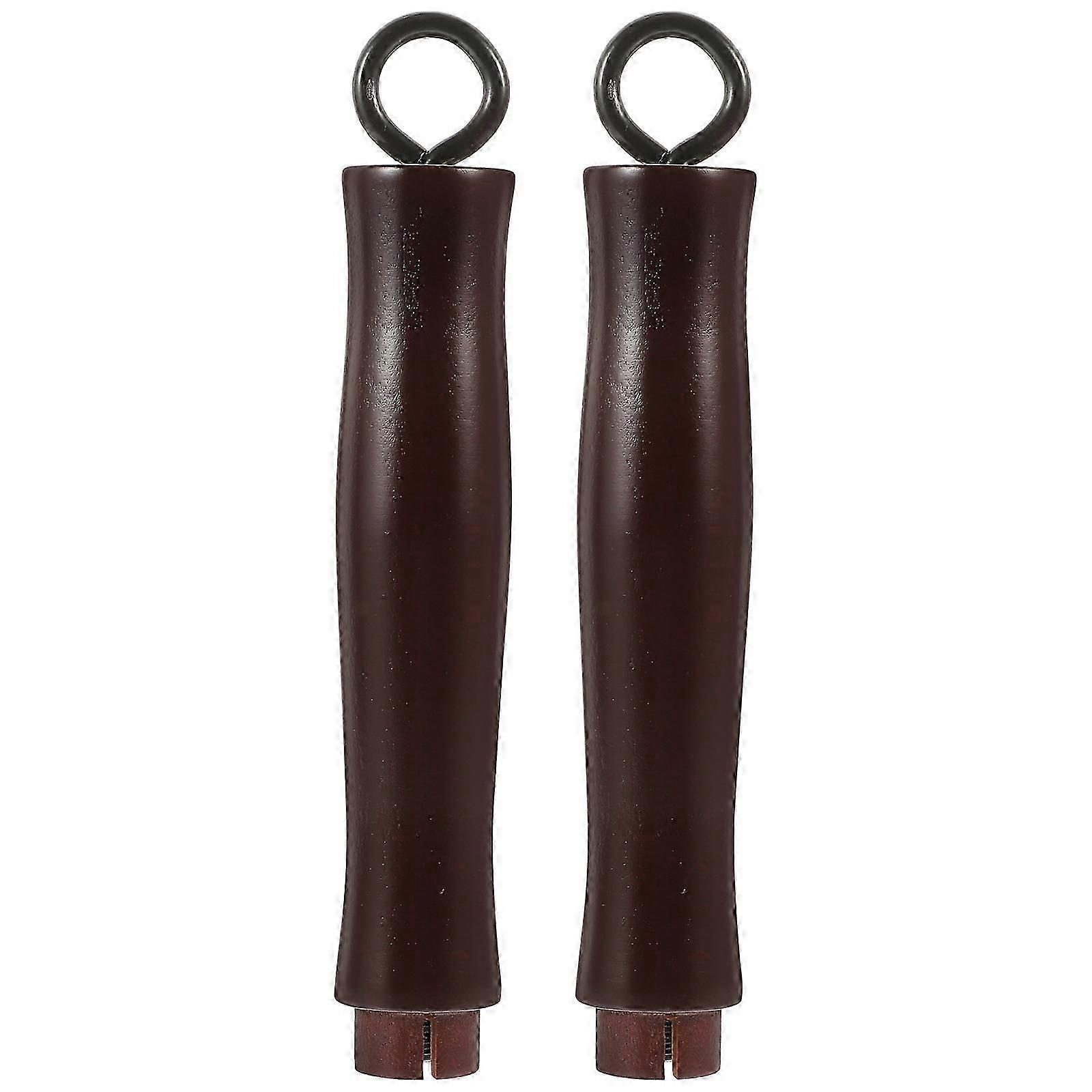 2Pcs Wooden Pot Handle Universal Pot Handle Detachable Pot Handle Long Handle Grip Replacement