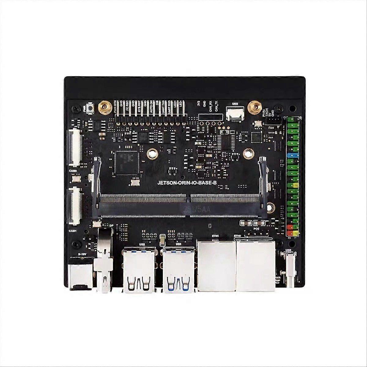 For Nano/NX Super Dual Ethernet Port Base Board 4K HD Expand 2 Interface 2 M.2 Key M and M.2 Key E