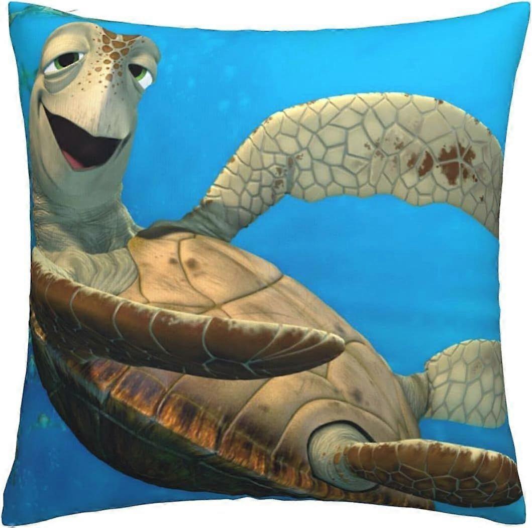 n570ファインディングニモクッションカバー45 x 45 cmスクエアスロー枕カバーソファ寝室用非表示ジッパー付き18 x 18インチセット-TB3570 hnj570