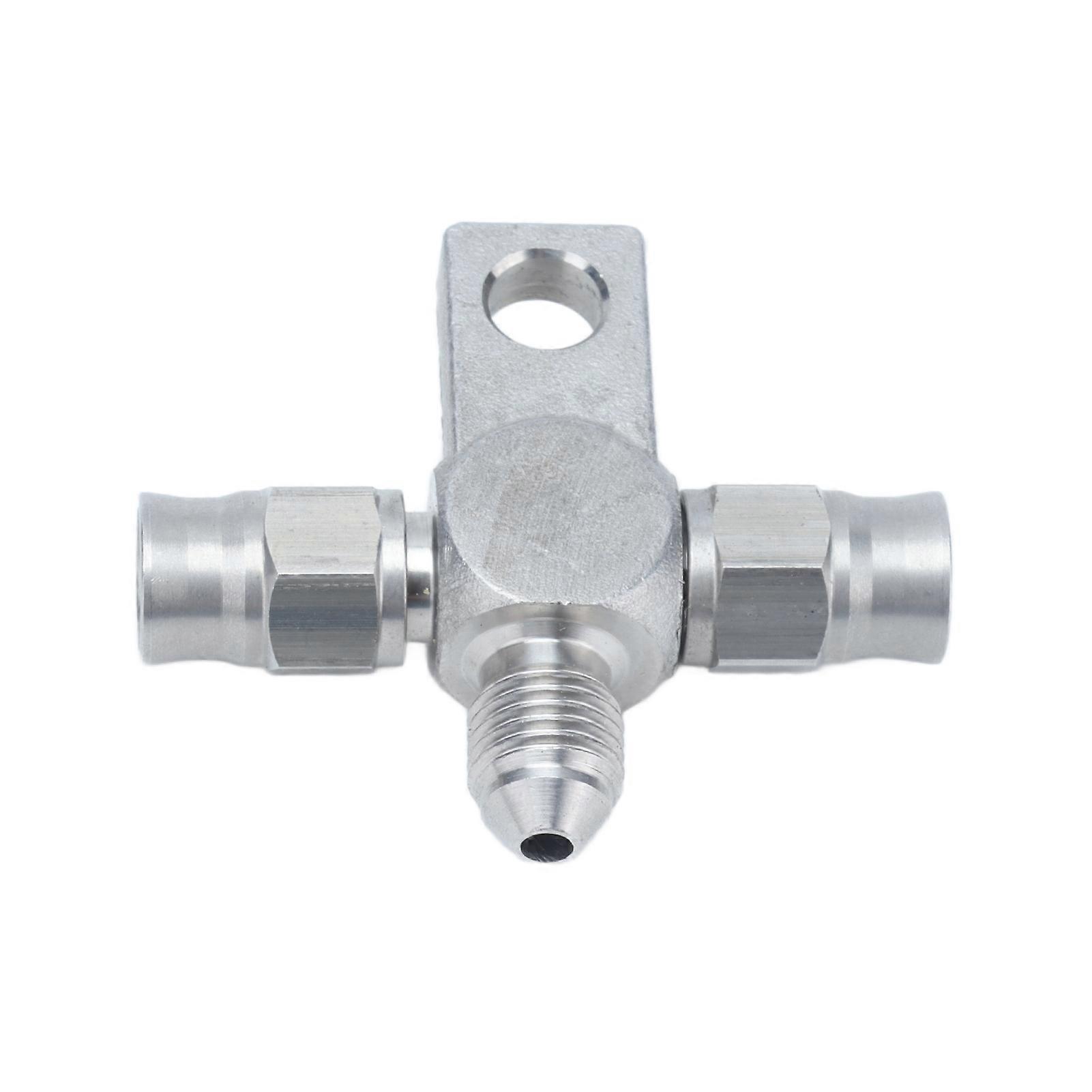 AN‑3 Tee Brake Hose AN3 to Line End Fittings Stainless Steel Automobile Components