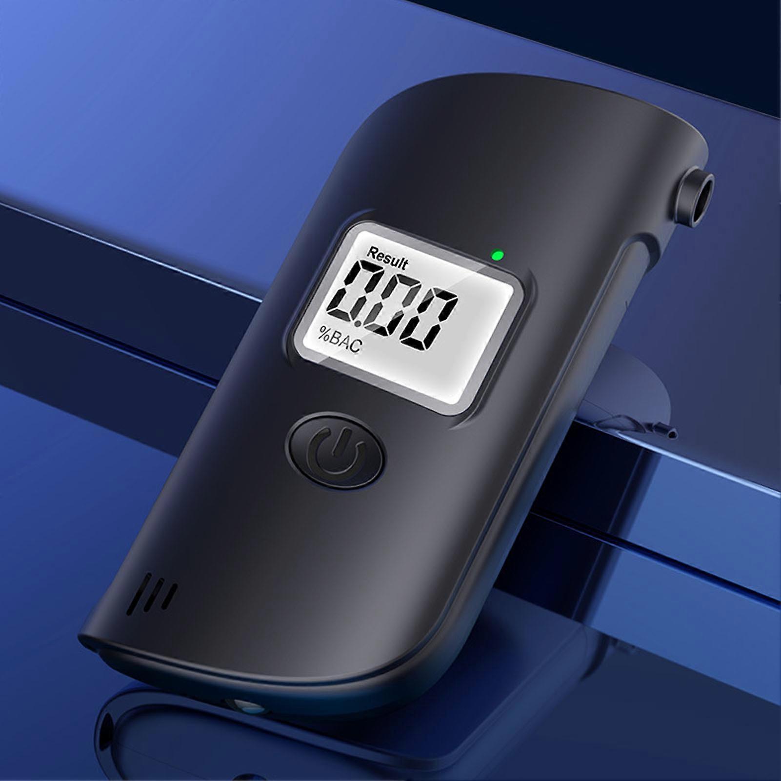 Portable Alcohol Tester Professional High Accuracy Sensitive LCD Digital Display Mini Home Alcohol Detector for Home Party 