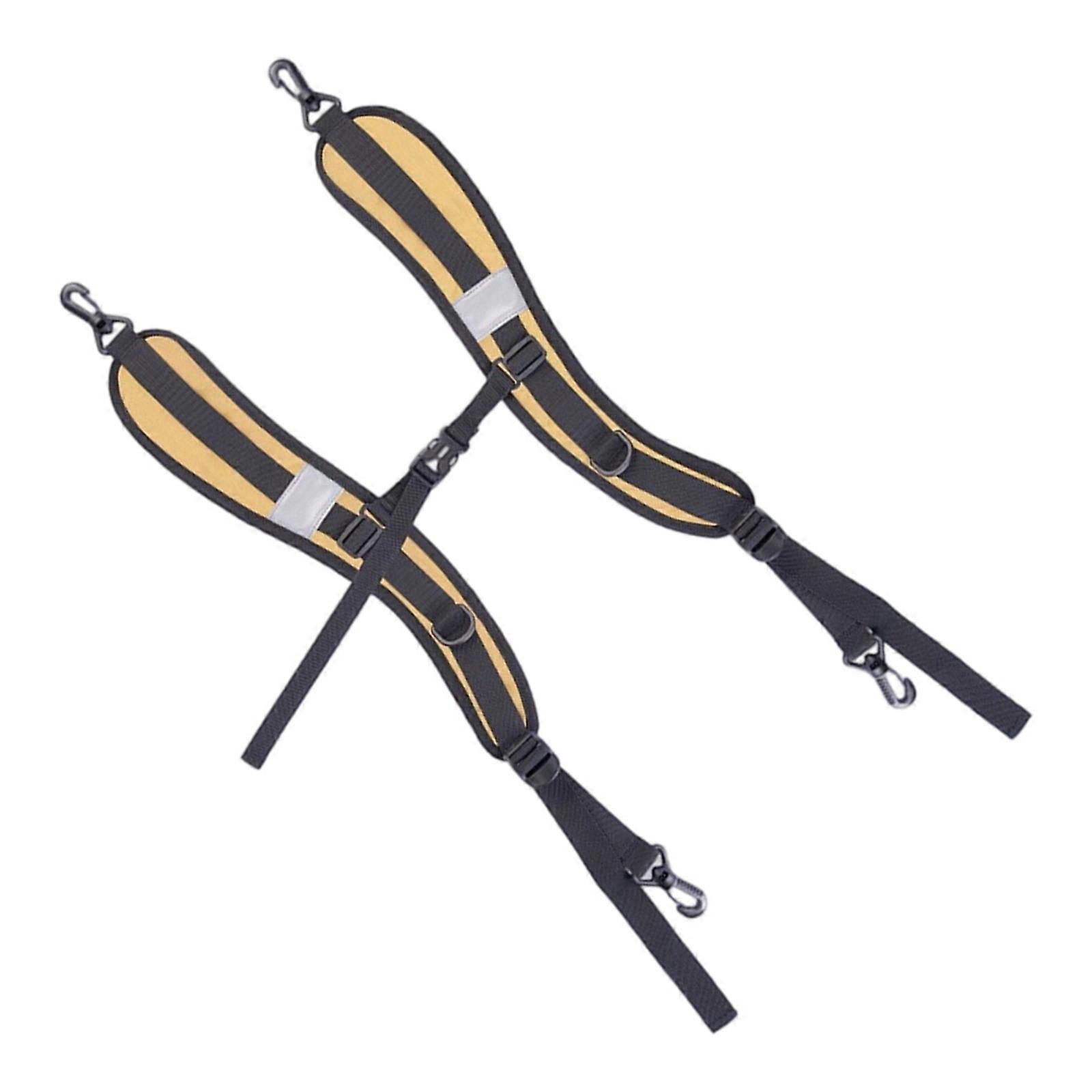 Heavyweights Rotating Hook Shoulder Harnesses Ergonomic Regulable Shoulder Strap for Hiking Accessories  Khaki