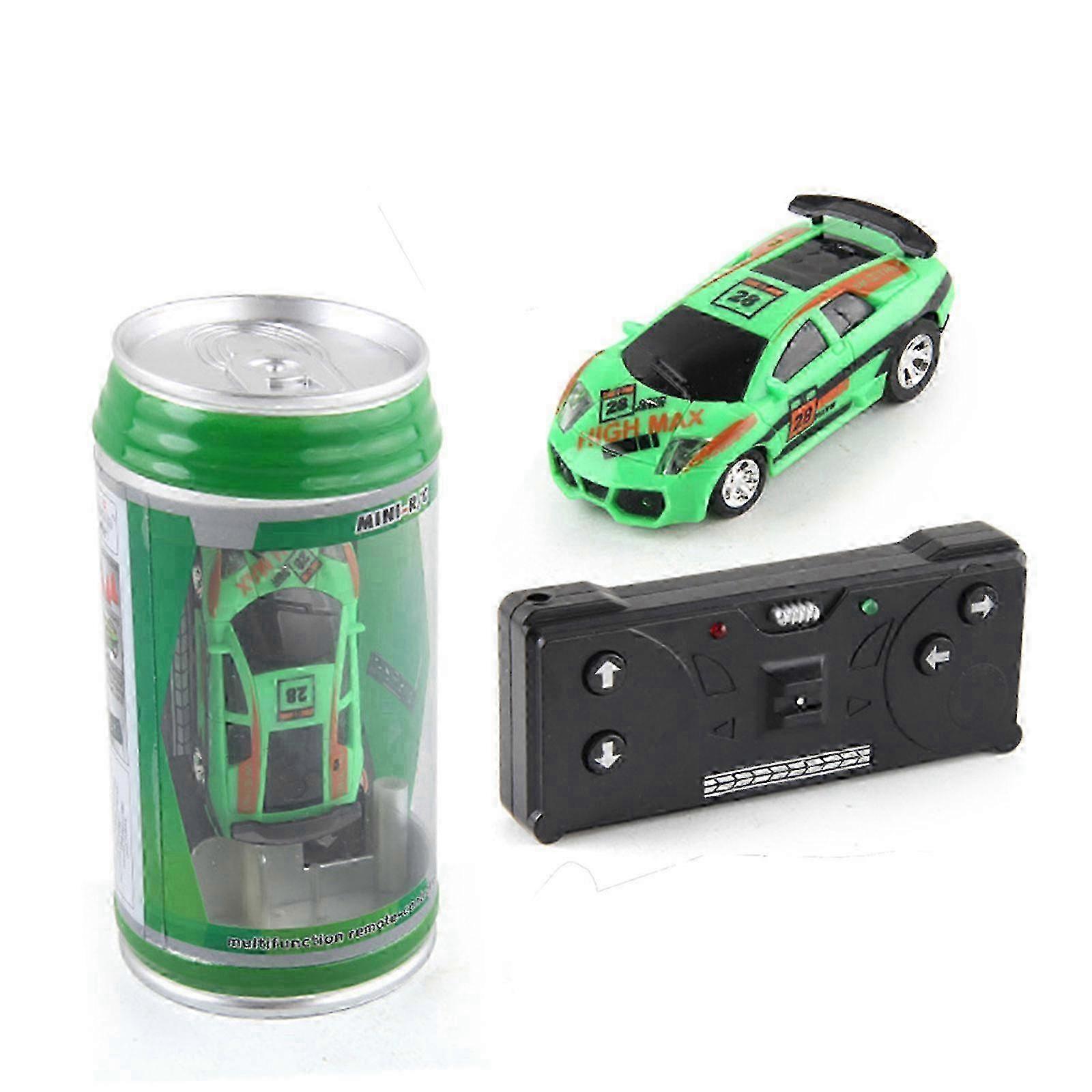 Can Remote Control Car LED Light Mini RC Racing Vehicle Model for Kids (Multicolor)
