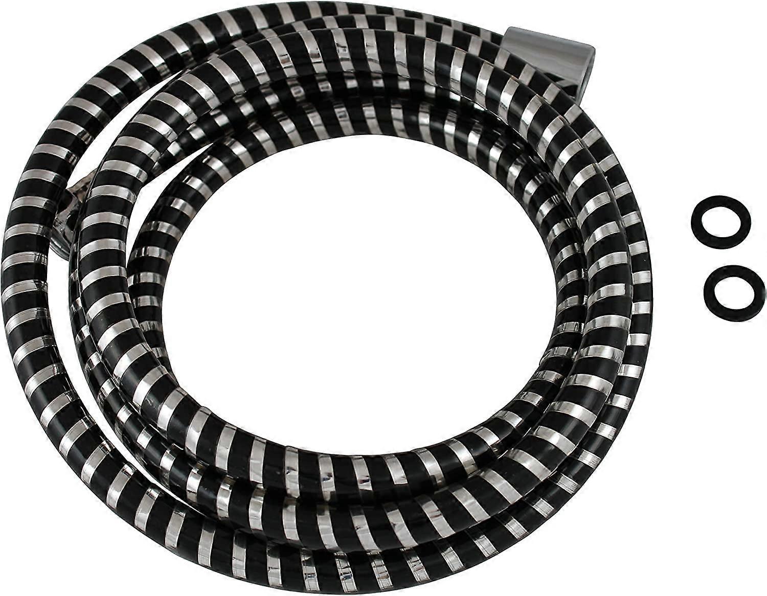 Mangueira de reposição para uso com chuveiro de mão, 84 polegadas de comprimento, cromada.