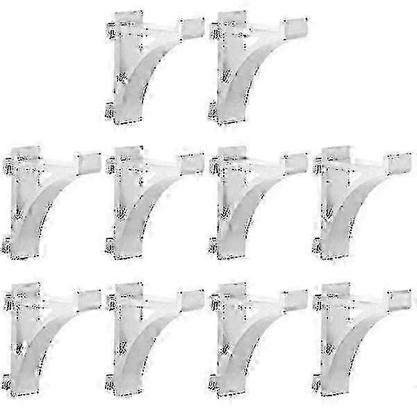 10pcs Freezer Shelf Clips Refrigerator Support Hooks Cooler Shelf Brace Tw