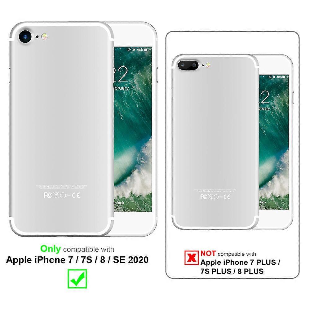 Θήκη iPhone 7 / 7S / 8 / SE 2020 Προστατευτική θήκη TPU - με προστατευτικό κάμερας και δακτύλιο