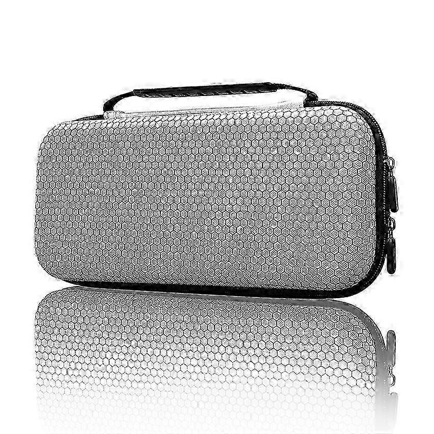 Host Portable Storage Bag Storage Tote Bag Accessories for Switch2 Shockproof and Drop-proof with Card Pocket (White)