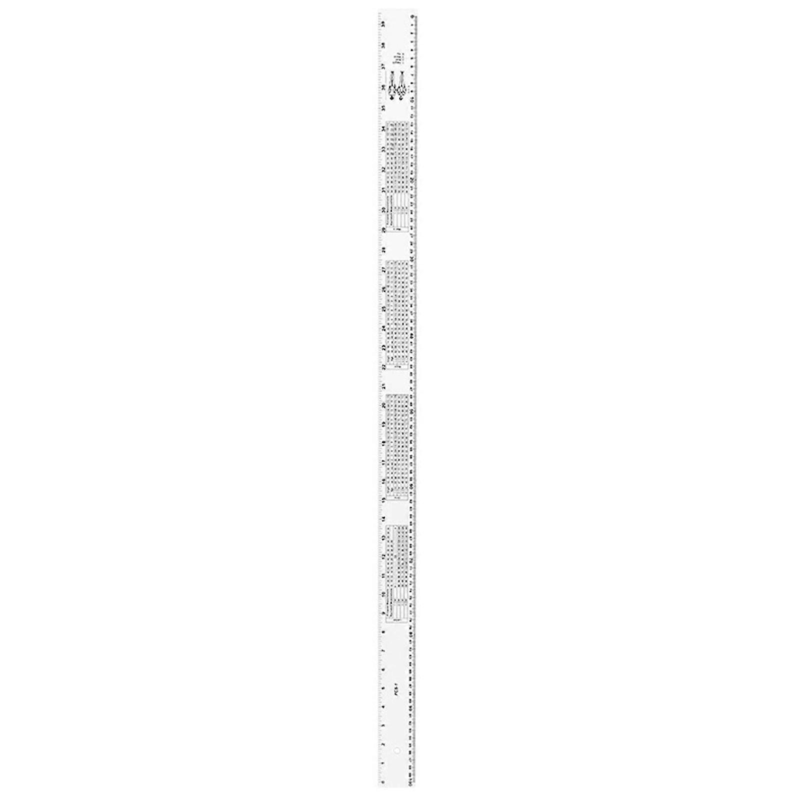 Professional Garment Pattern Grading Ruler Multifunctional Sewing Tools for Fashion Design, Tailoring & Quilting