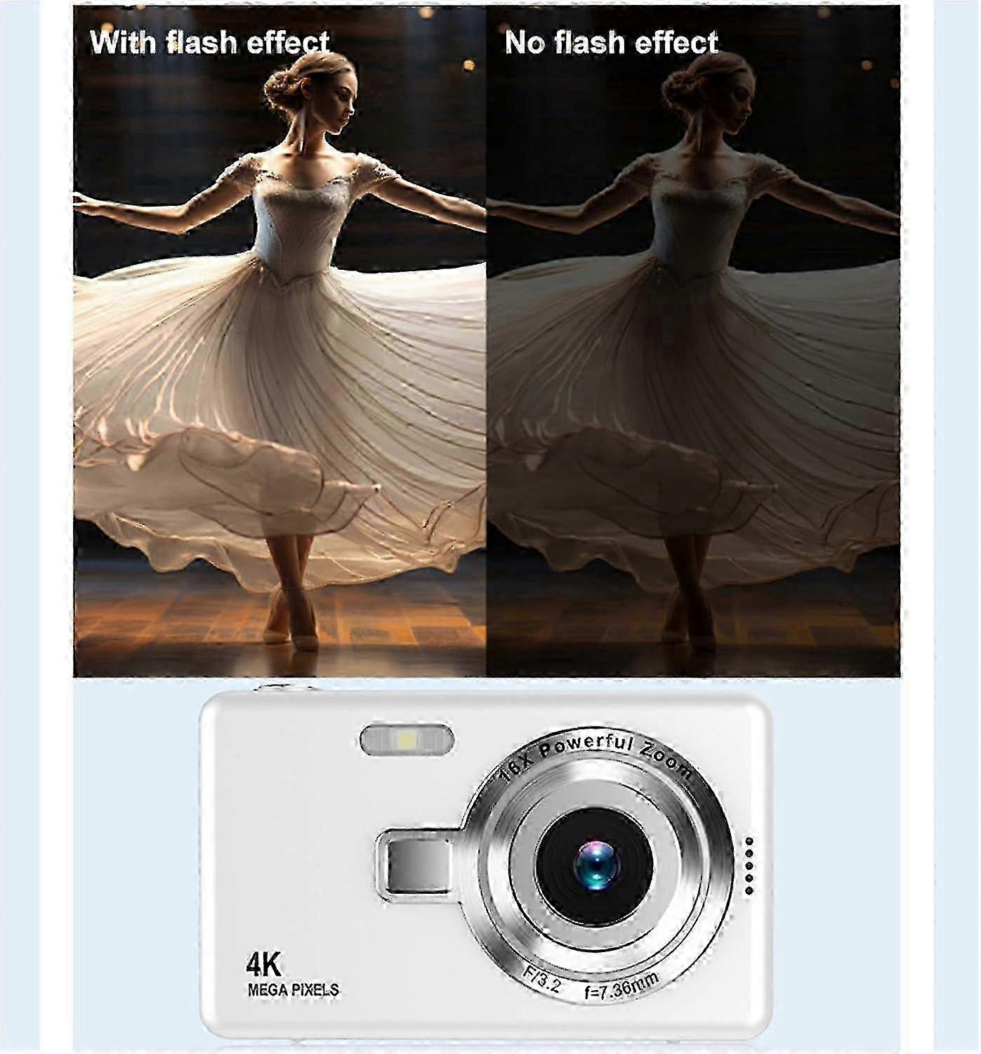 MultiFunction CCD Camera, 2.4 Inch LCD Screen Student Digital Camera, 16x Digital 2025