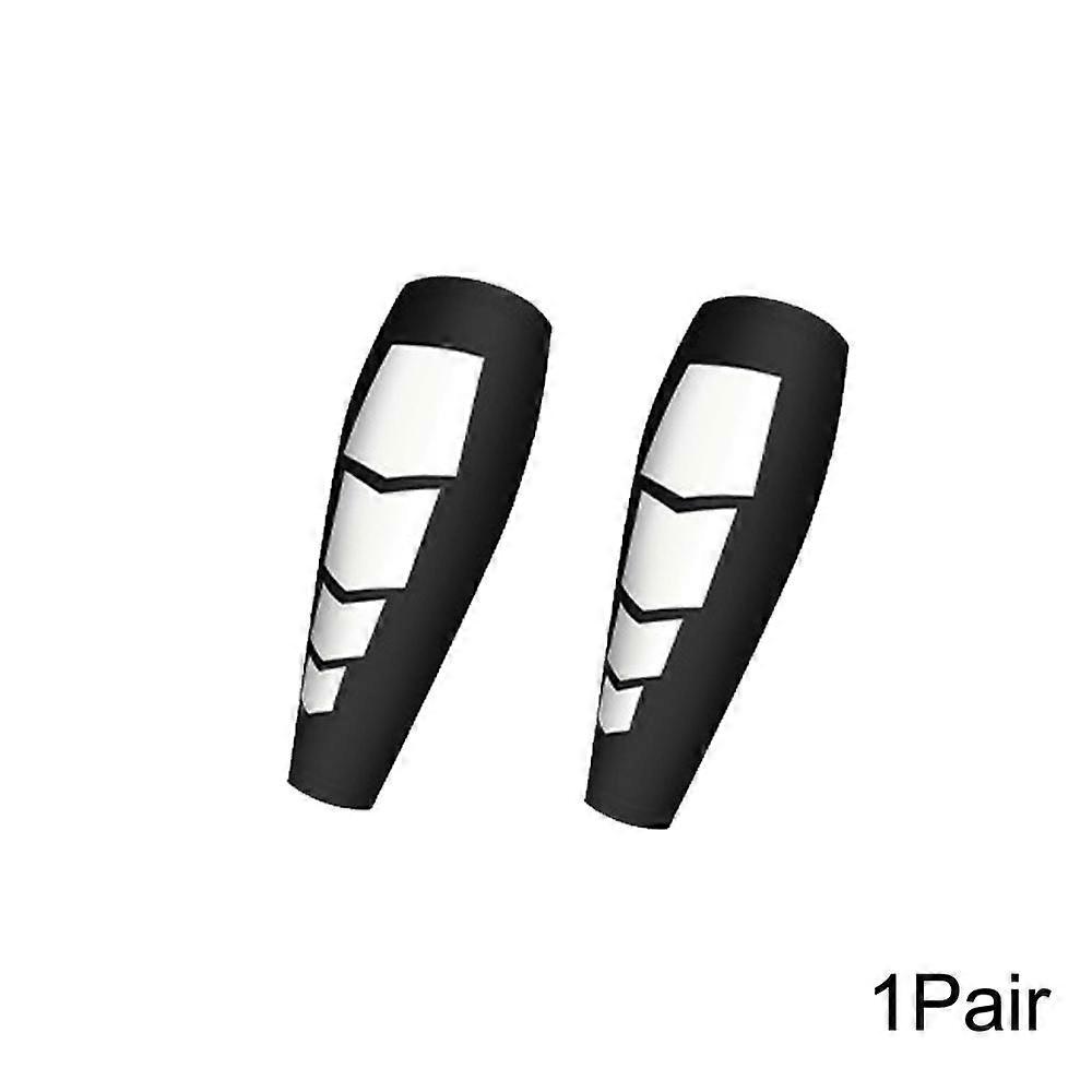 1 Pair Calf Compression Sleeves for Men and Women Leg Compression Sleeves Footless Compression Socks for Shin Splints and Varicose Veins