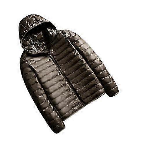 Doudoune légère à capuche pour homme - Manteau ultra-fin automne-hiver