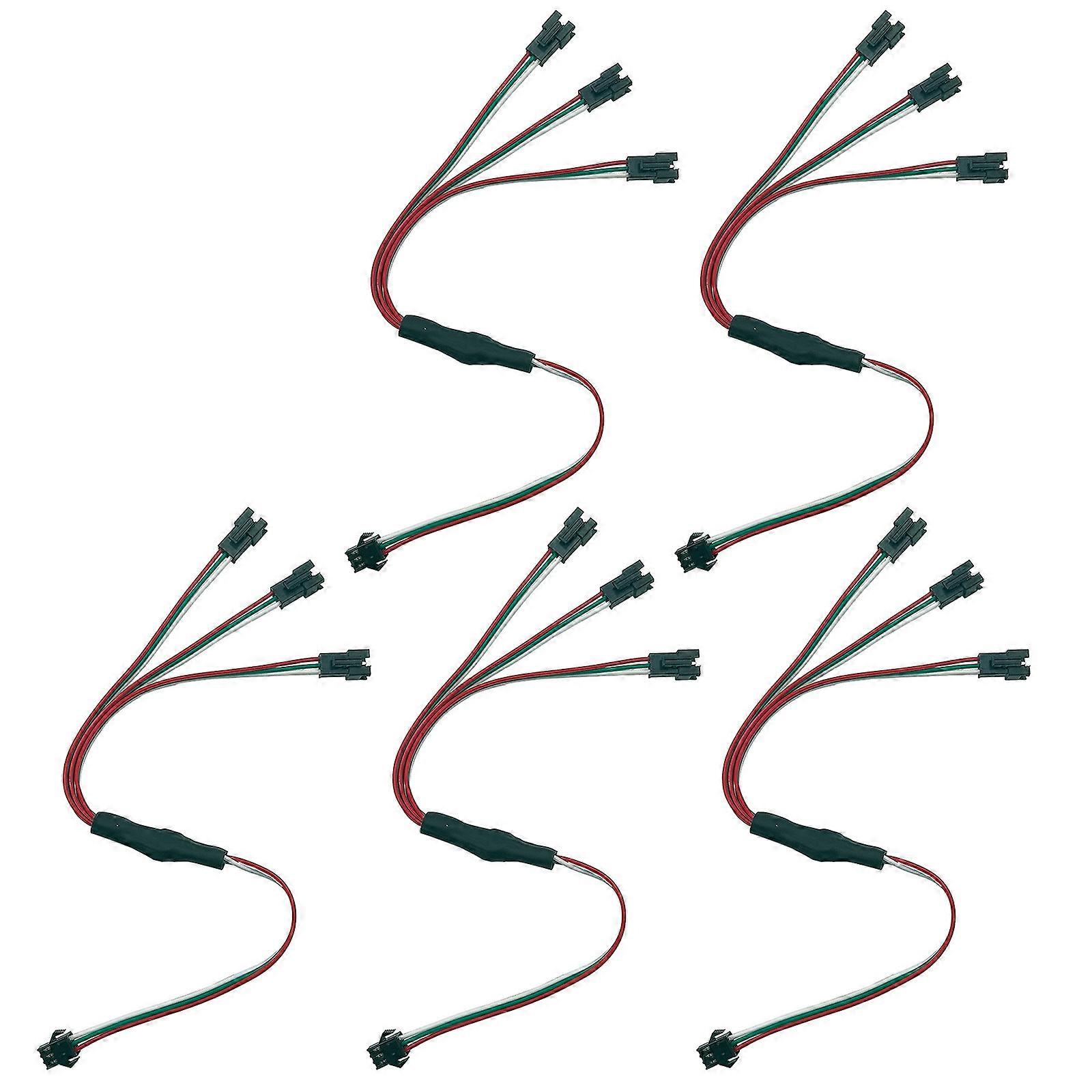 SM3 Pin Cable Set Plastic Connectors Homes Electrical System Wiring Upgrades for Secure & Stable Electrical Connection Multicolor