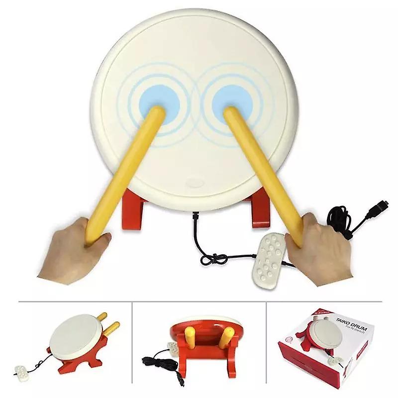 For Nintendo Switch Drum Controller Taiko Drum Sticks Video Games Accessories