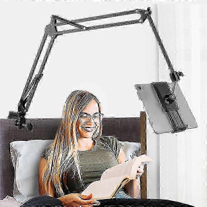 Tablet Holder For Bed, Adjustable And Foldable With 360 Degree Rotation For Iphone, Ipad, Cell Phone, Tablet z
