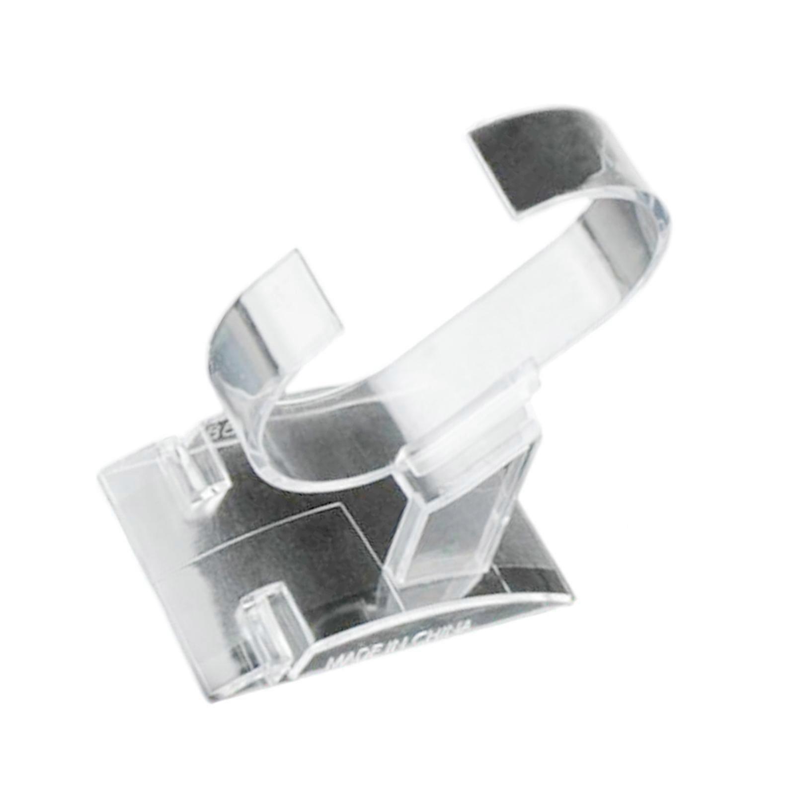 Practical Sturdy Plastic Materials Watch Display Rack With C Shape Designs Accessory for Jewelry Storage Solution  S