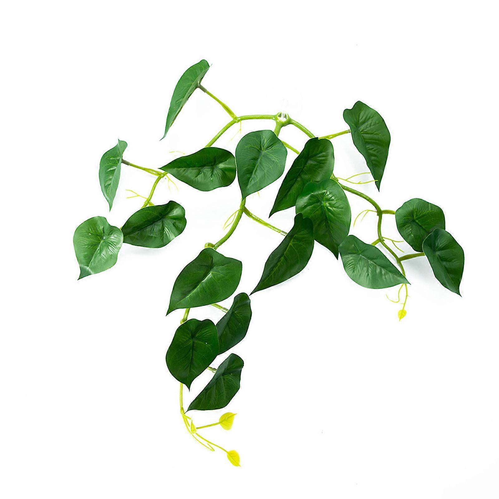 Betta Fish Leaf Bed Simulation Leaf Hammock Aquariums Habitats Fishtanks Spawning Grounds Suction Cup Leaf for Terrariums Multicolor