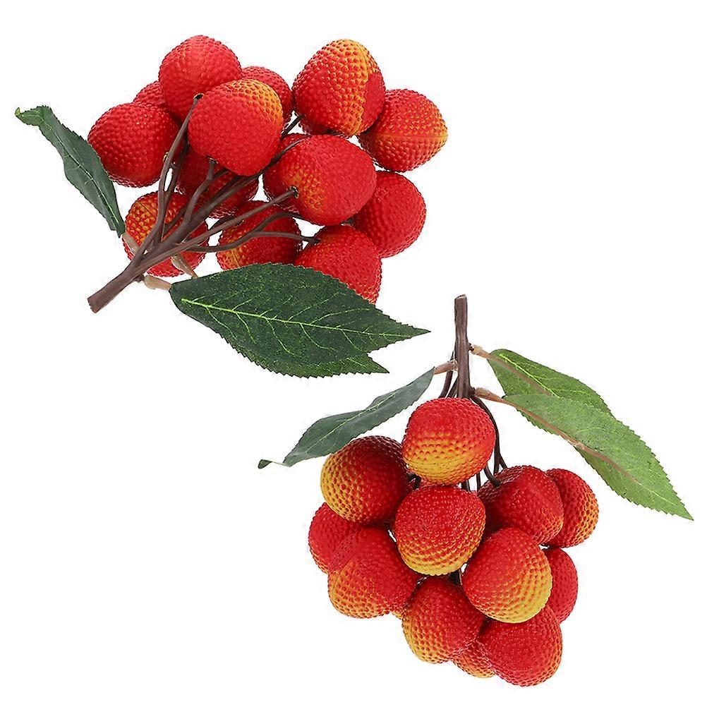 Realistic Prop Faux Fruit Decor for Showcase 2 Strings