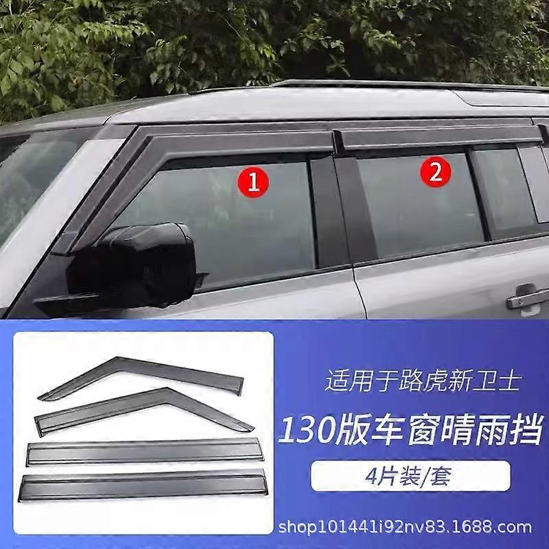 Applicable to+ 1 set For 2020-2024 Land Rover Defender 110 Window Visors Defender 110 Rain Guards