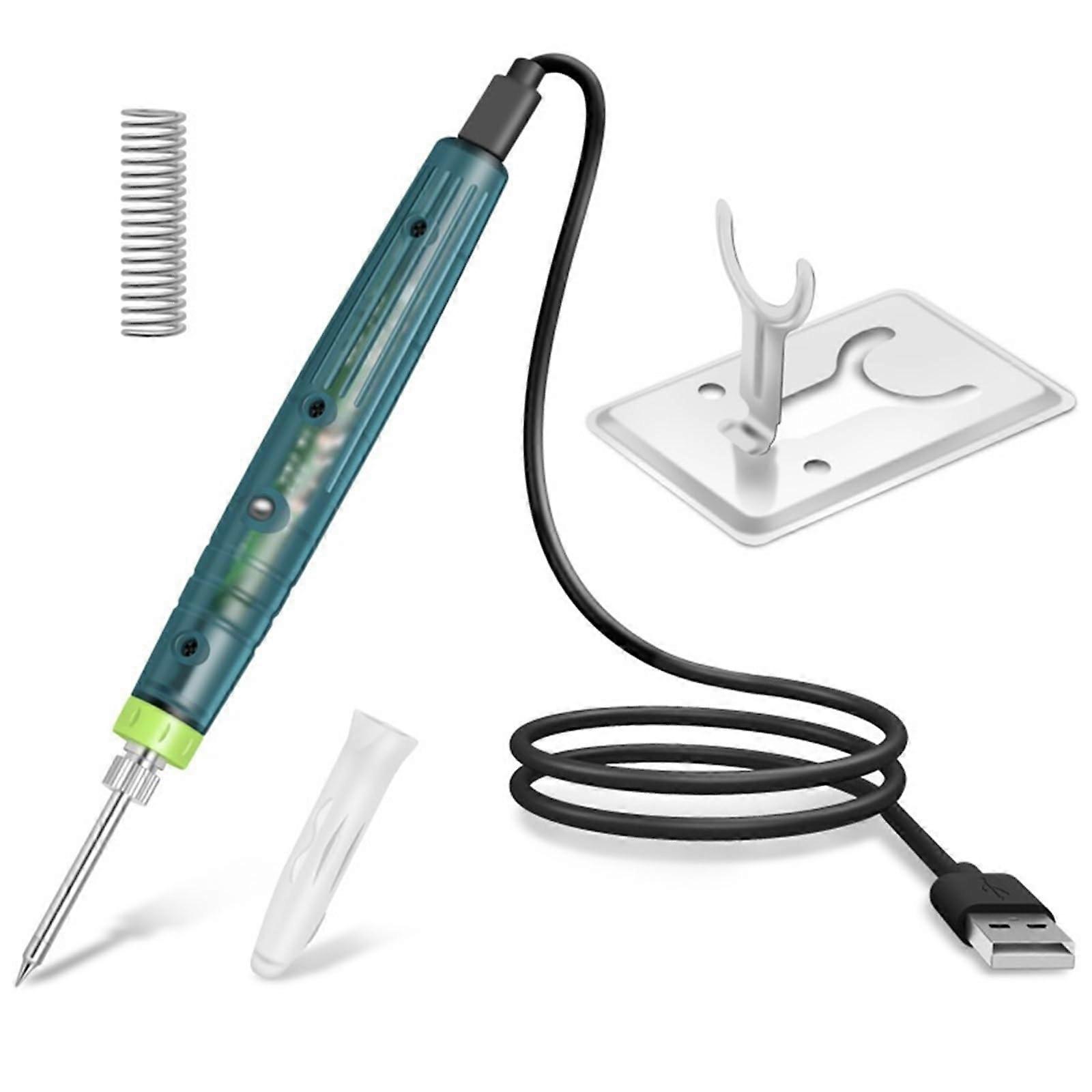 Soldering Iron Pen Kit with Fast Heating Station and Tip Indicator for PCB and Jewelry