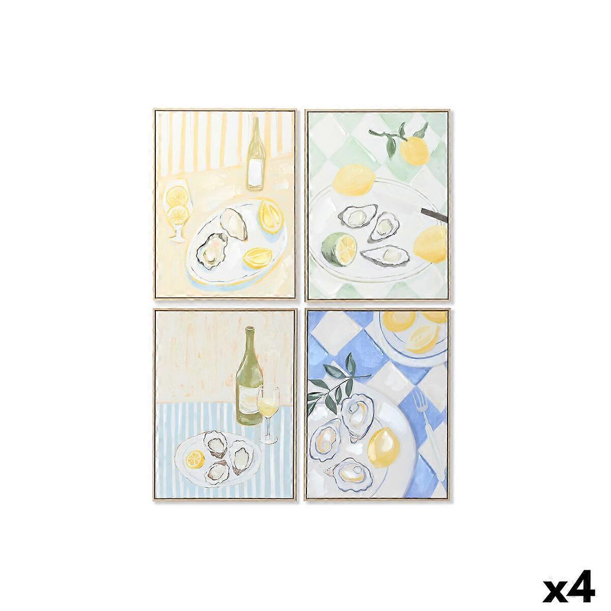 Canvas Home ESPRIT polystyrene Canvas 60 x 4 x 80 cm