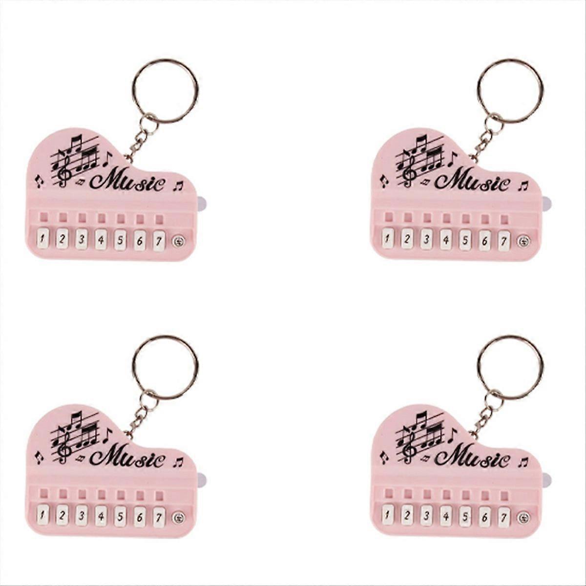 Keychains for Electronic Keyboard, Instrument Keychains Pocket Size-C