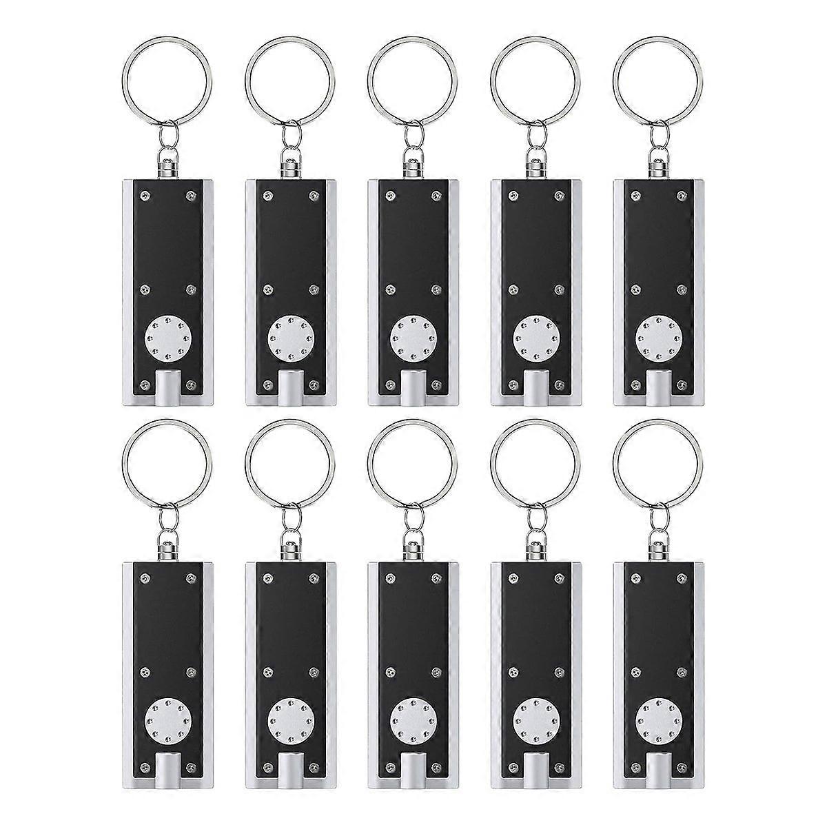 10 Pack Mini LED Keychain Flashlight A