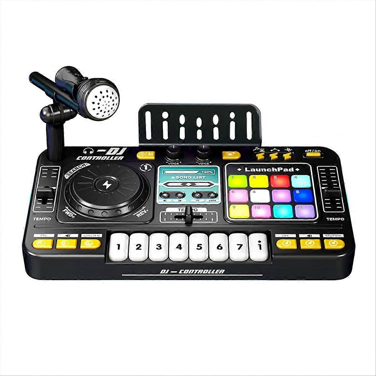 Children DJ Mixer Controller Electronic Organ DJ Player