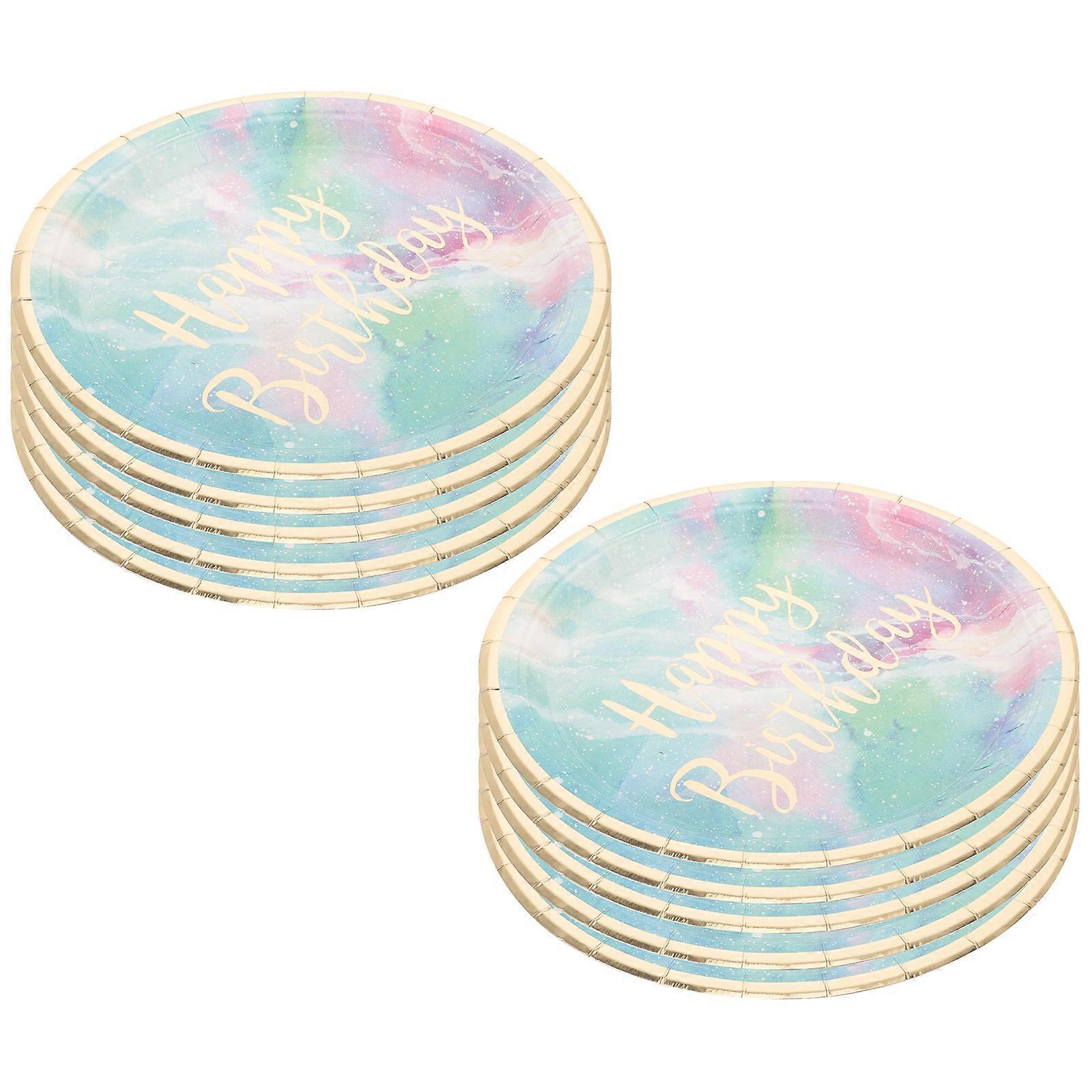 10Pcs Paper Decorative Birthday Dessert