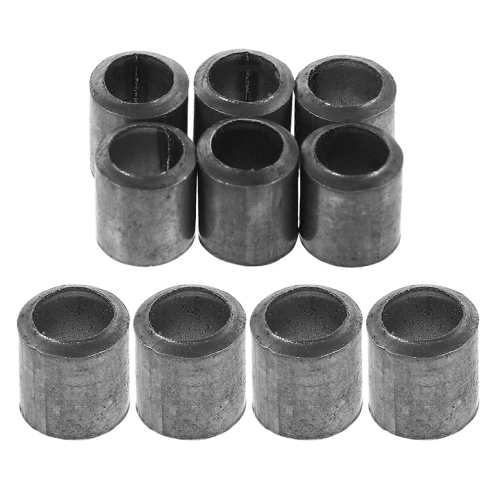 Iron Wedge Kit For Woodworking Tools And Projects Featuring Ergonomic Wooden Handle And Durable Construction In Black Color 10Pcs