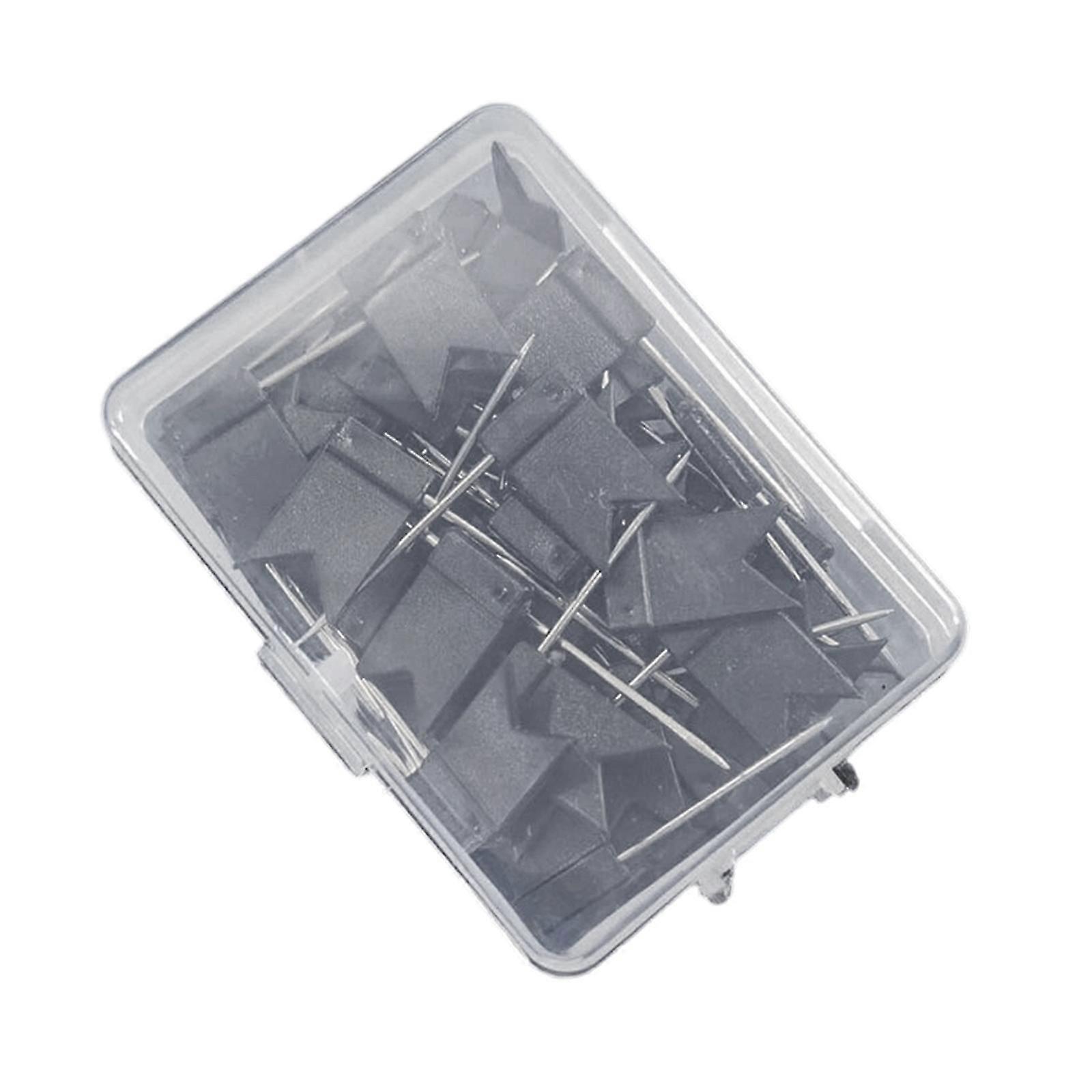 50pcs Colorful Message Board Tacks Push Pins Thumb Tacks Flag Pins Poster Pins Decorative Pushpins Map Tacks for Photos color