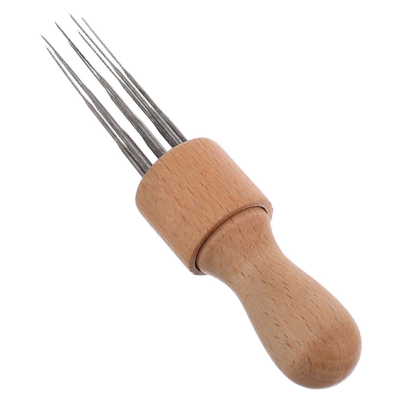 Needle Felting Craft Tool for DIY Wool Felting with Wooden Handle
