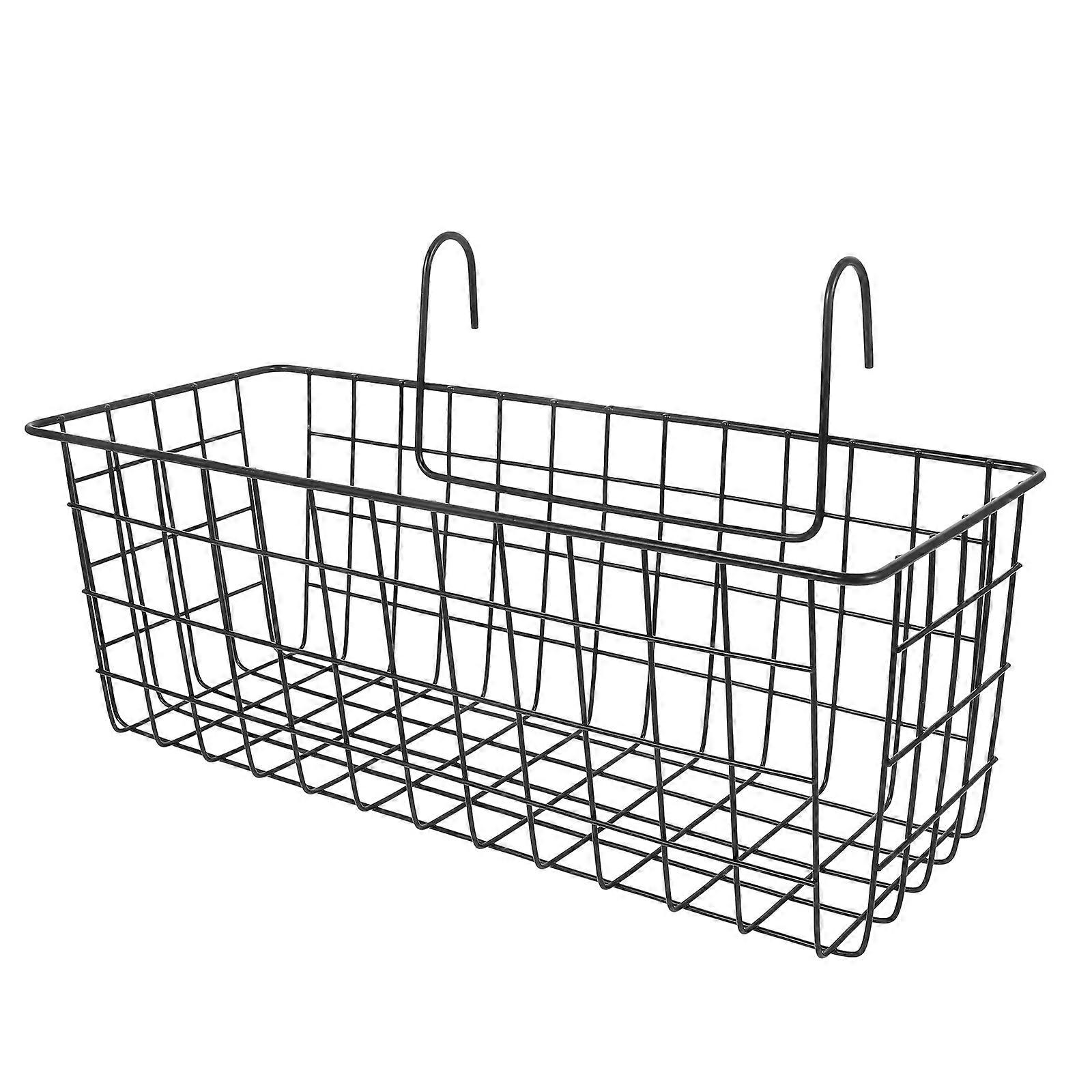 Rabbit Hay Feeder Iron Basket for Convenient Storage and Feeding