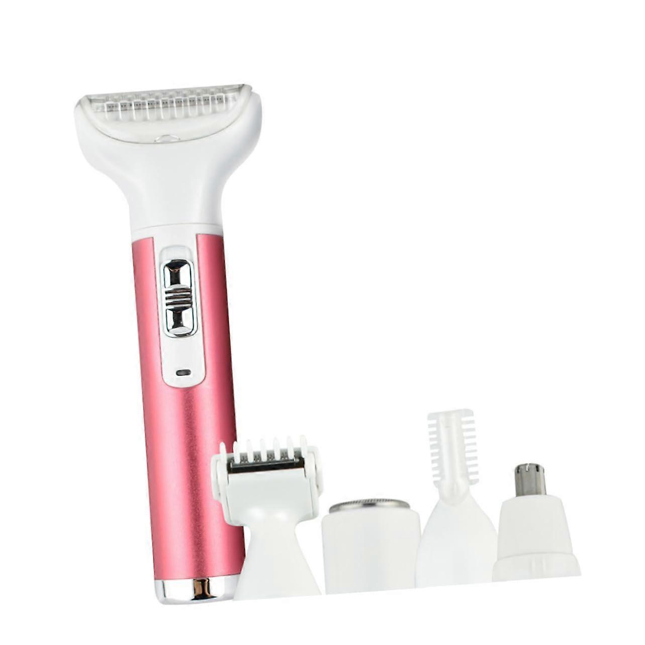 Ladies Facial Hair Remover USB Rechargeable Painless Eyebrow Trimmer Multi‑Area Shaver for Women