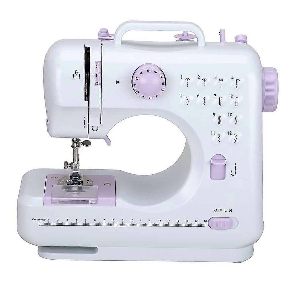 Multi Functional Household Mini Desktop Electric Sewing Machine, Portable Operation, Thick Lock Edge US Plug
