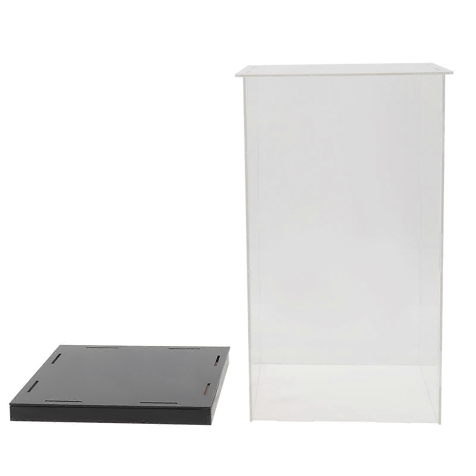 Transparent Acrylic Display Case Dust-Proof Box Container for Model Display 1Pcs