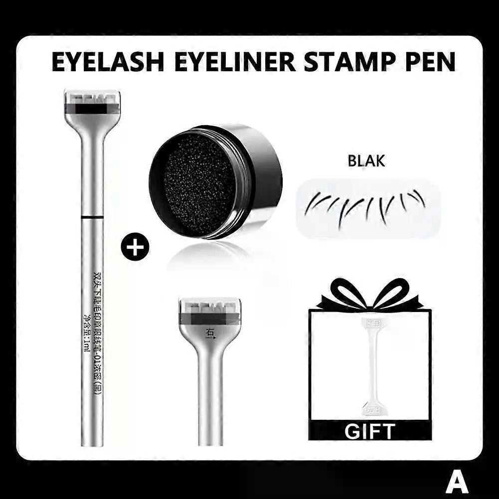 Lower Eyelash Stamp Lazy Lower Eyelash Stamp Makeup Mascara Natural-looking Convenient Cosmetics 2-in-1 Eyelash Stick Begin P4J0