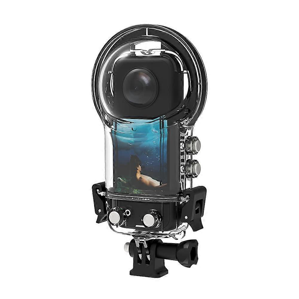 Waterproof Case 50m Depth Dive Housing with Silicone Lens Cover for Crystal Clear Shots for Insta360 X3